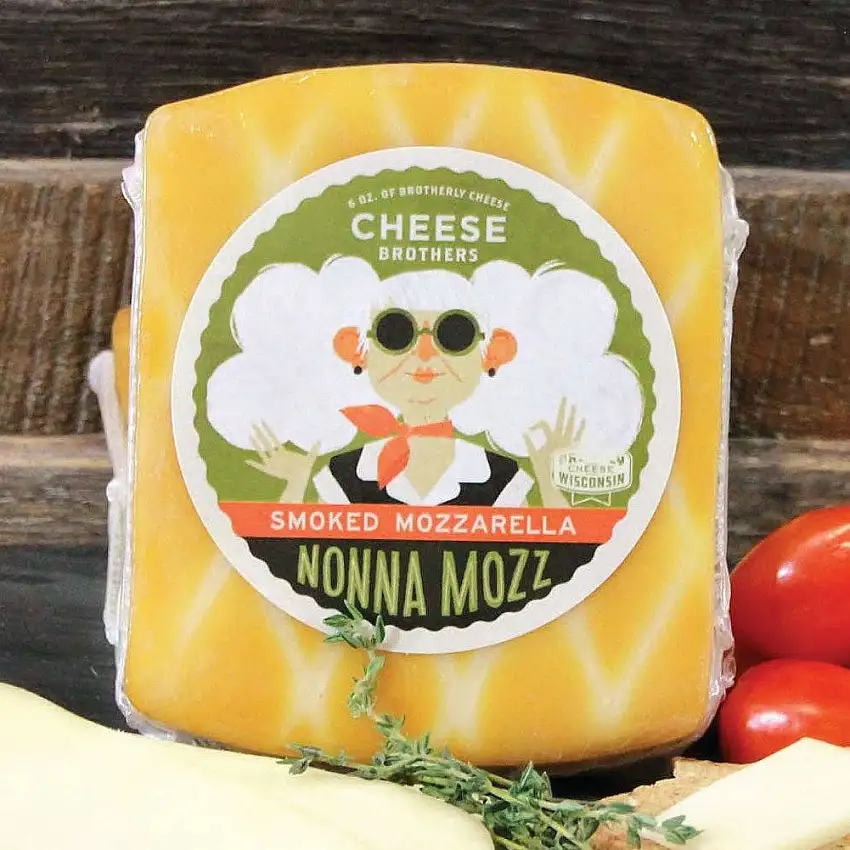 Cheese Brothers 'Nonna Mozz' Smoked Mozzarella, Wisconsin