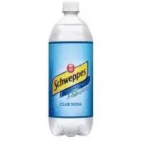 Schweppes Club Soda 1.0 Ltr 1L