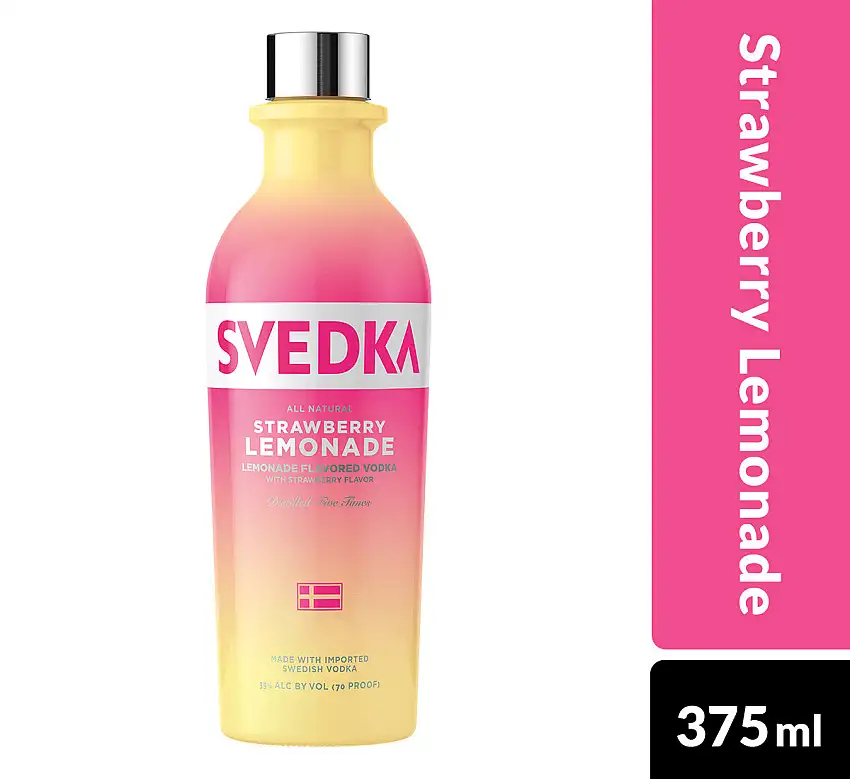 SVEDKA Strawberry Lemonade Vodka 375mL