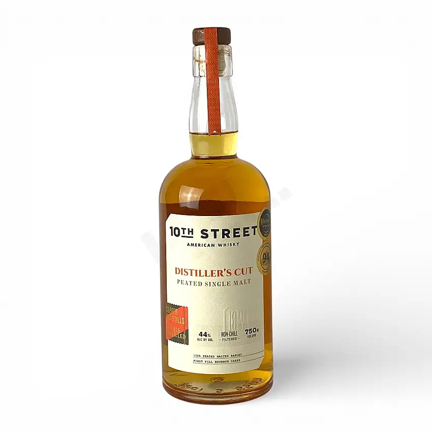 10th Street Distillery Distiller's Cut Peated Single Malt American Whisky 750ml