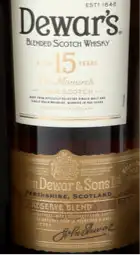 Dewar S Blended Scotch Special Reserve Blend The Monarch 15