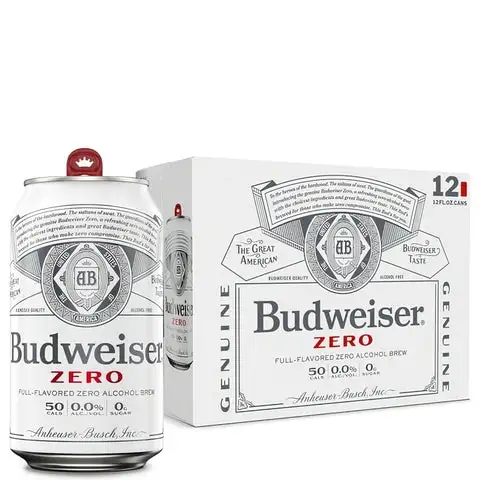 Budweiser Zero Can 12PK/12OZ [12 PACK]
