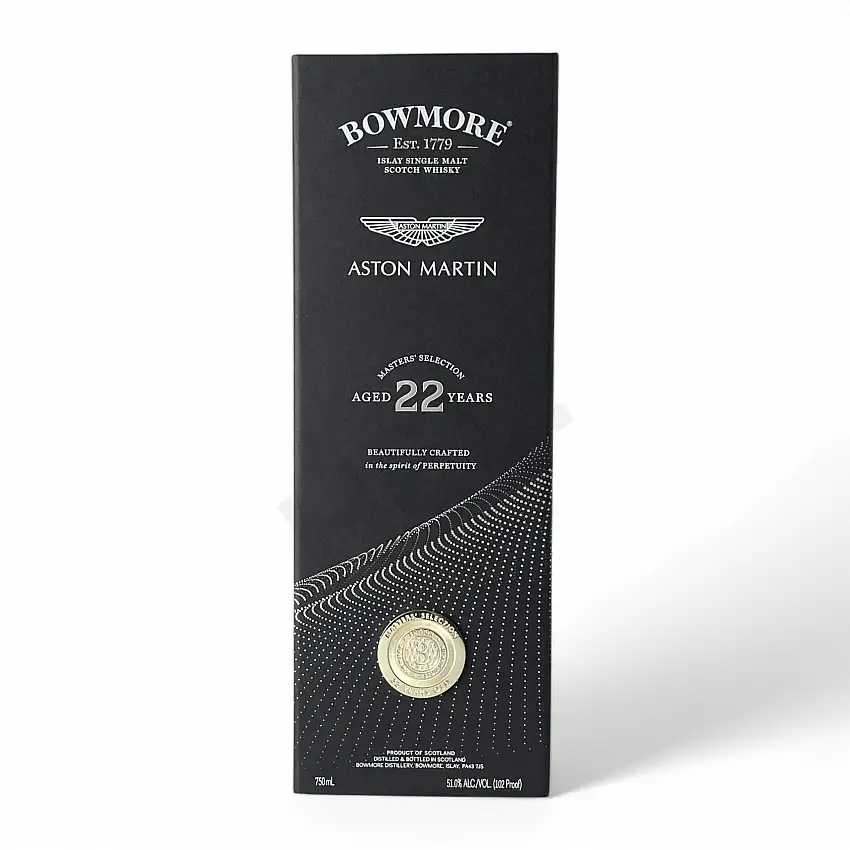 2023 Bowmore Masters' Selection Aston Martin 22 Year Old Single Malt Scotch Whisky 750ml