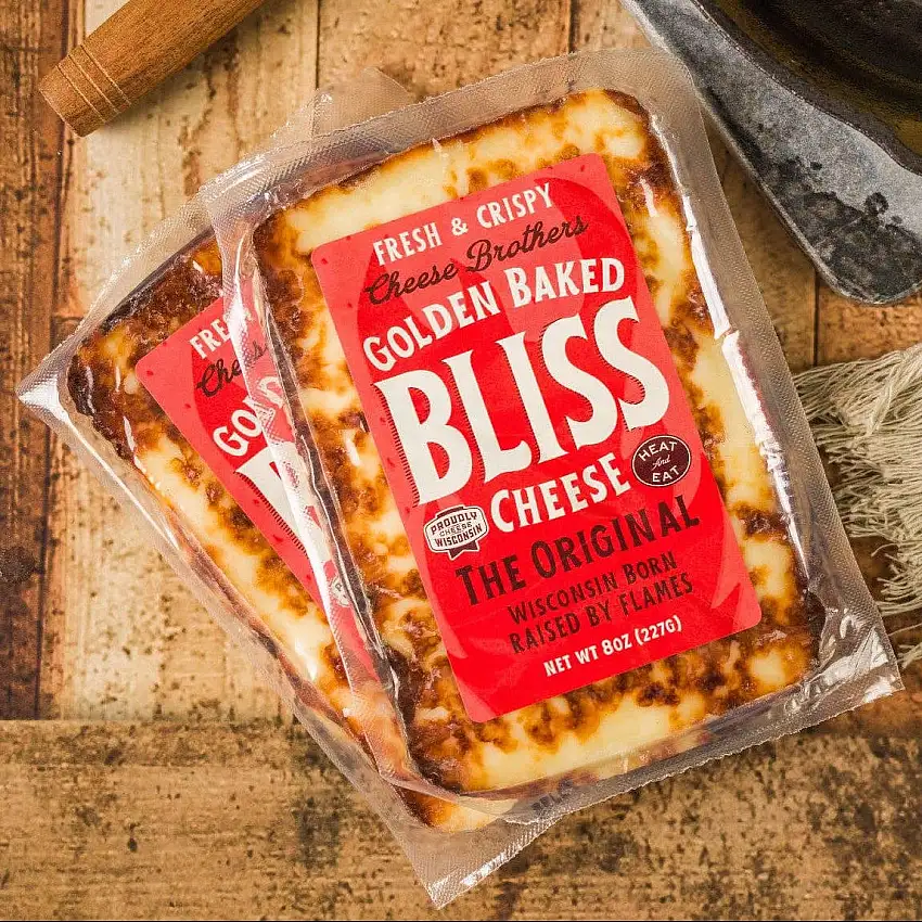 Cheese Brothers 'Golden' Baked Bliss Cheese, Wisconsin