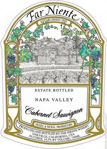 Far Niente 2001 Napa Valley Cabernet Sauvignon