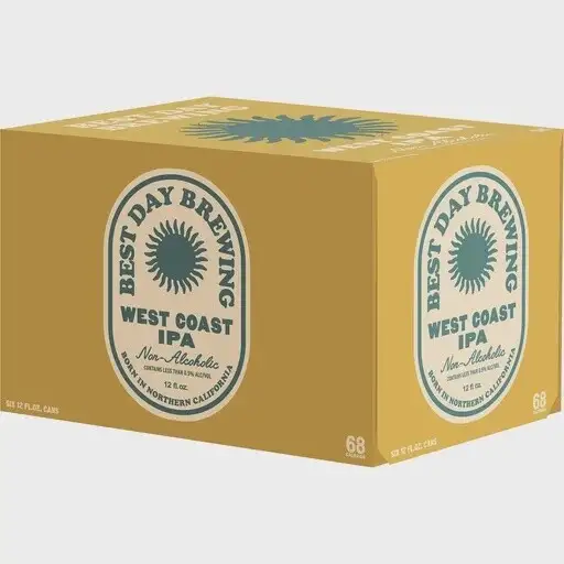 Best Day Non-Alcoholic West Coast IPA 6pk Can