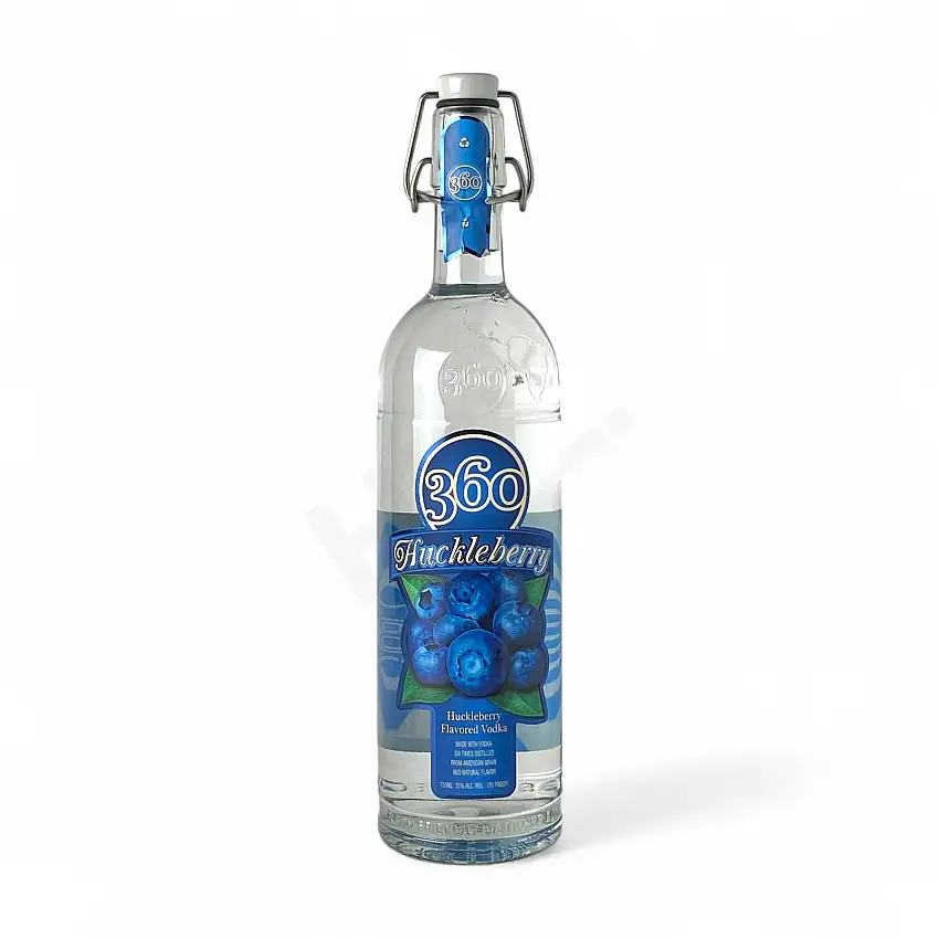 360 Huckleberry Flavoured Vodka 750ml