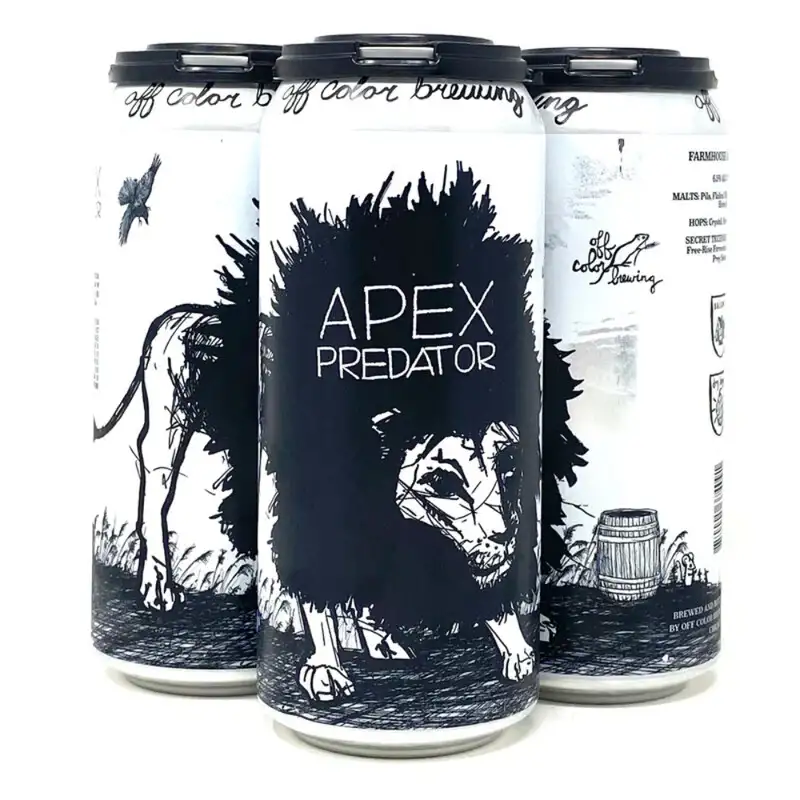 Off Color Apex Predator Farmhouse Ale 4pk Can