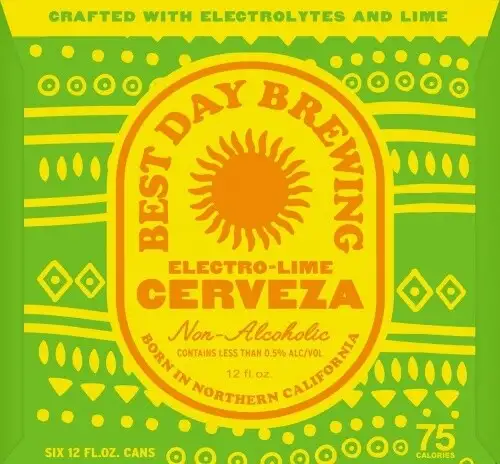 Best Day Non-Alcoholic Electro-Lime Cerveza 6pk Can