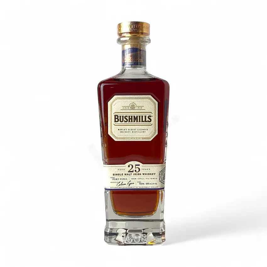 Bushmills Port Pipes Finish 25 Year Old Single Malt Irish Whiskey 750ml