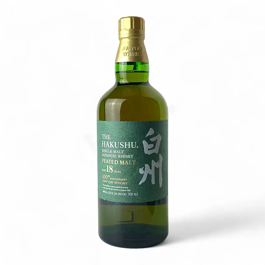 The Hakushu 100th Anniversary Edition 18 Year Old Peated Single Malt Whisky 700ml