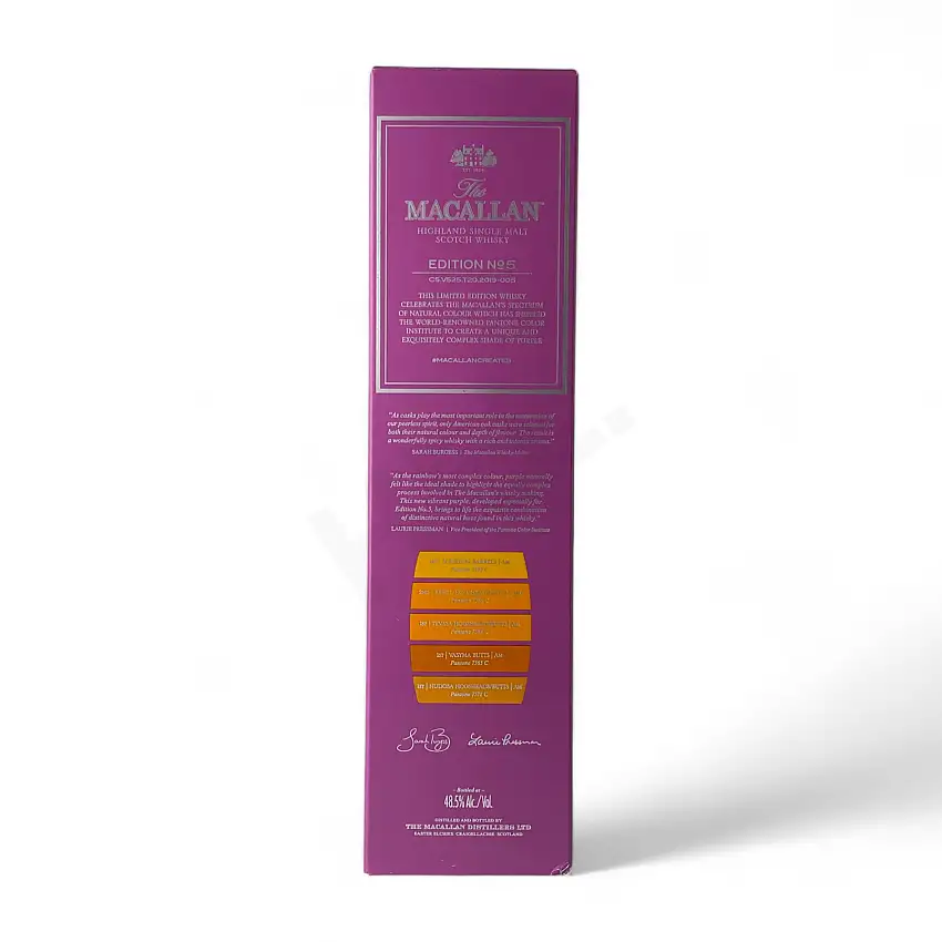 The Macallan 2019 Edition No 5 Single Malt Scotch Whisky 750ml