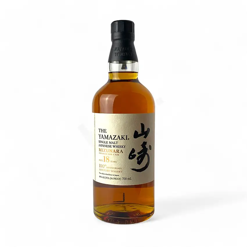 The Yamazaki Mizunara Japanese Oak Cask 18 Year Old Anniversary Edition Single Malt Whisky 750ml