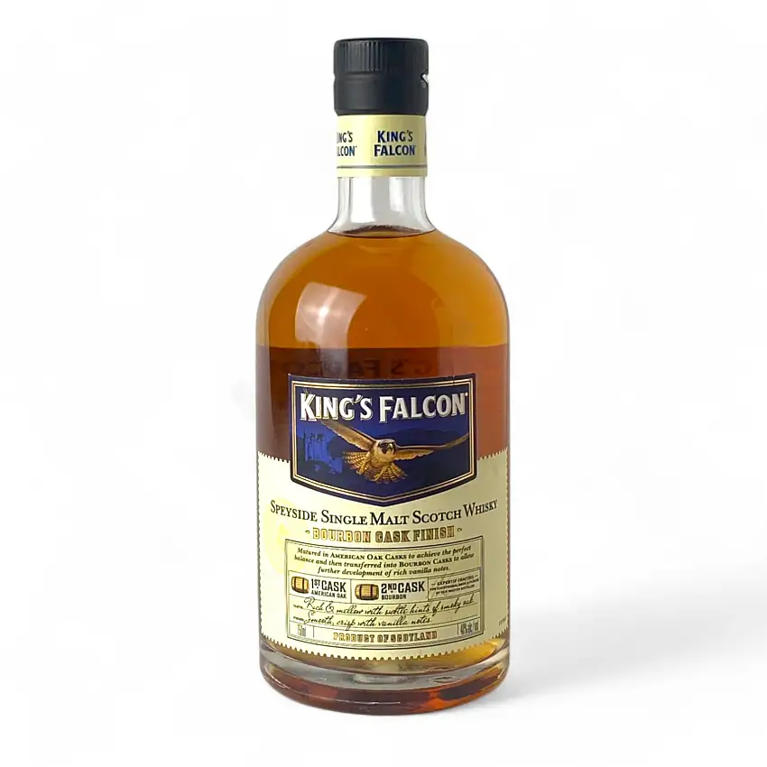 King's Falcon Bourbon Cask Finish Single Malt Scotch Whisky 750ml