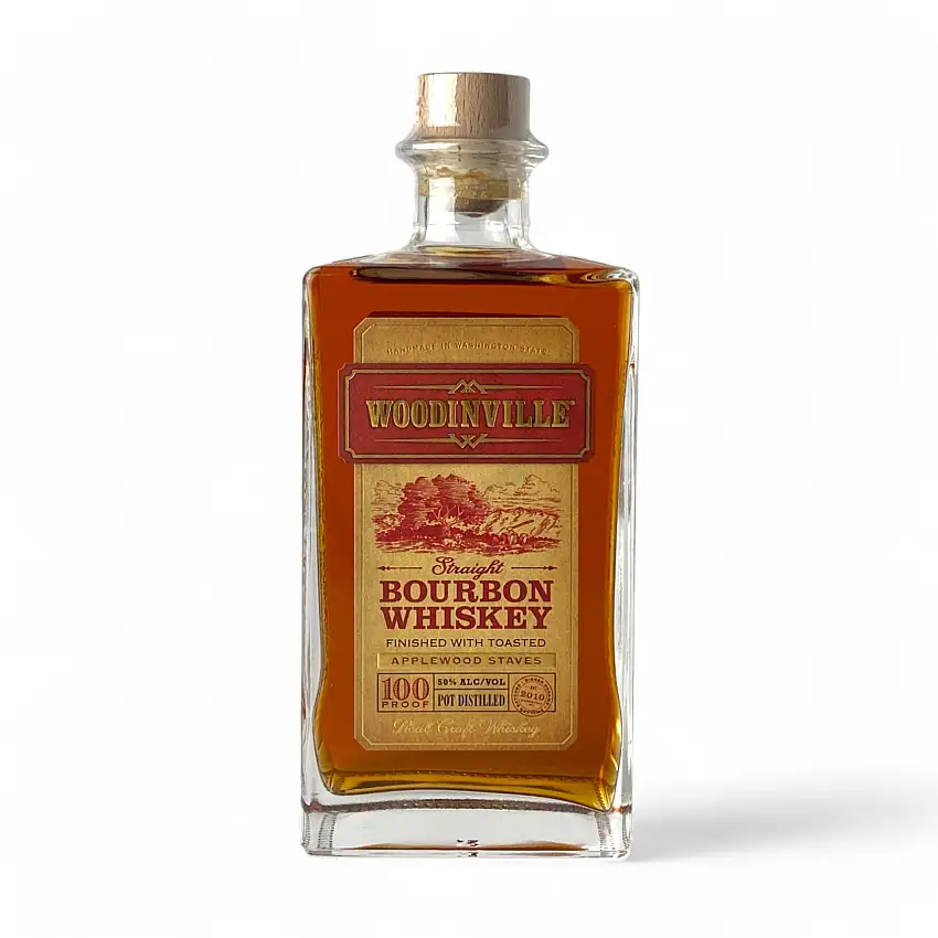 Woodinville Whiskey Co. Applewood Staves Straight Bourbon Whiskey 750ml