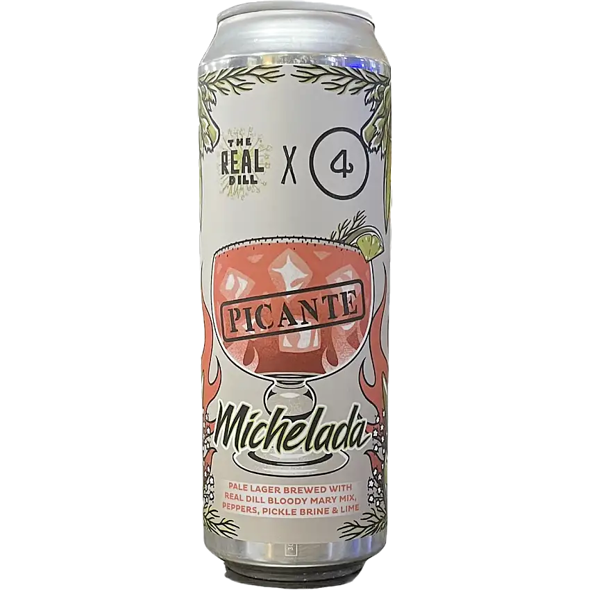4 Noses Brewing Co. X The Real Dill 'Michelada Picante' Pale Lager Beer, Colorado, USA