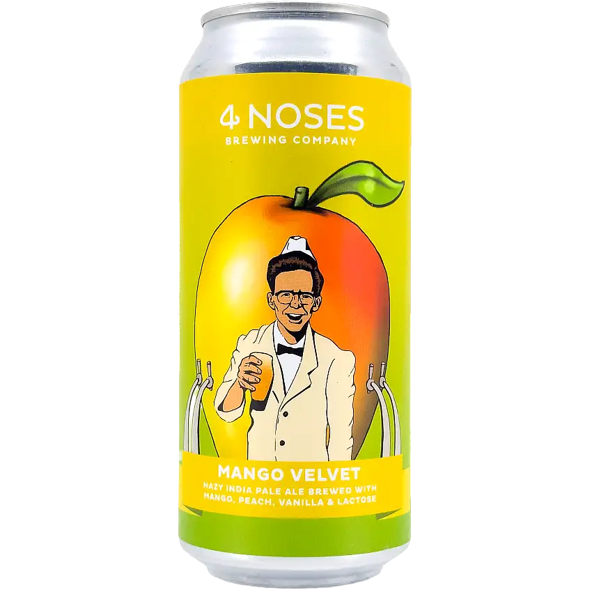 4 Noses Brewing 'Mango Velvet Milkshake' IPA Beer, Colorado