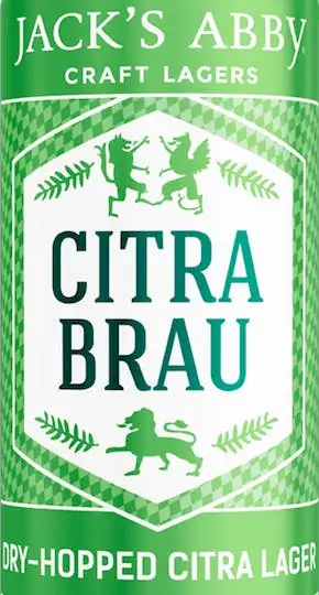Jack's Abby Citra Brau Lager-6 pack 16 oz.