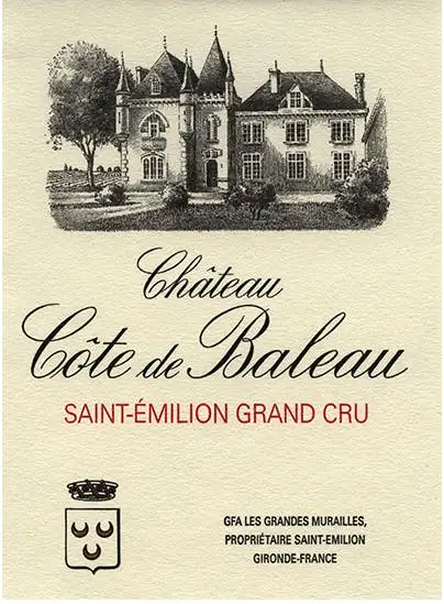 Château Cote de Baleau Saint Emilion 2016-750ml