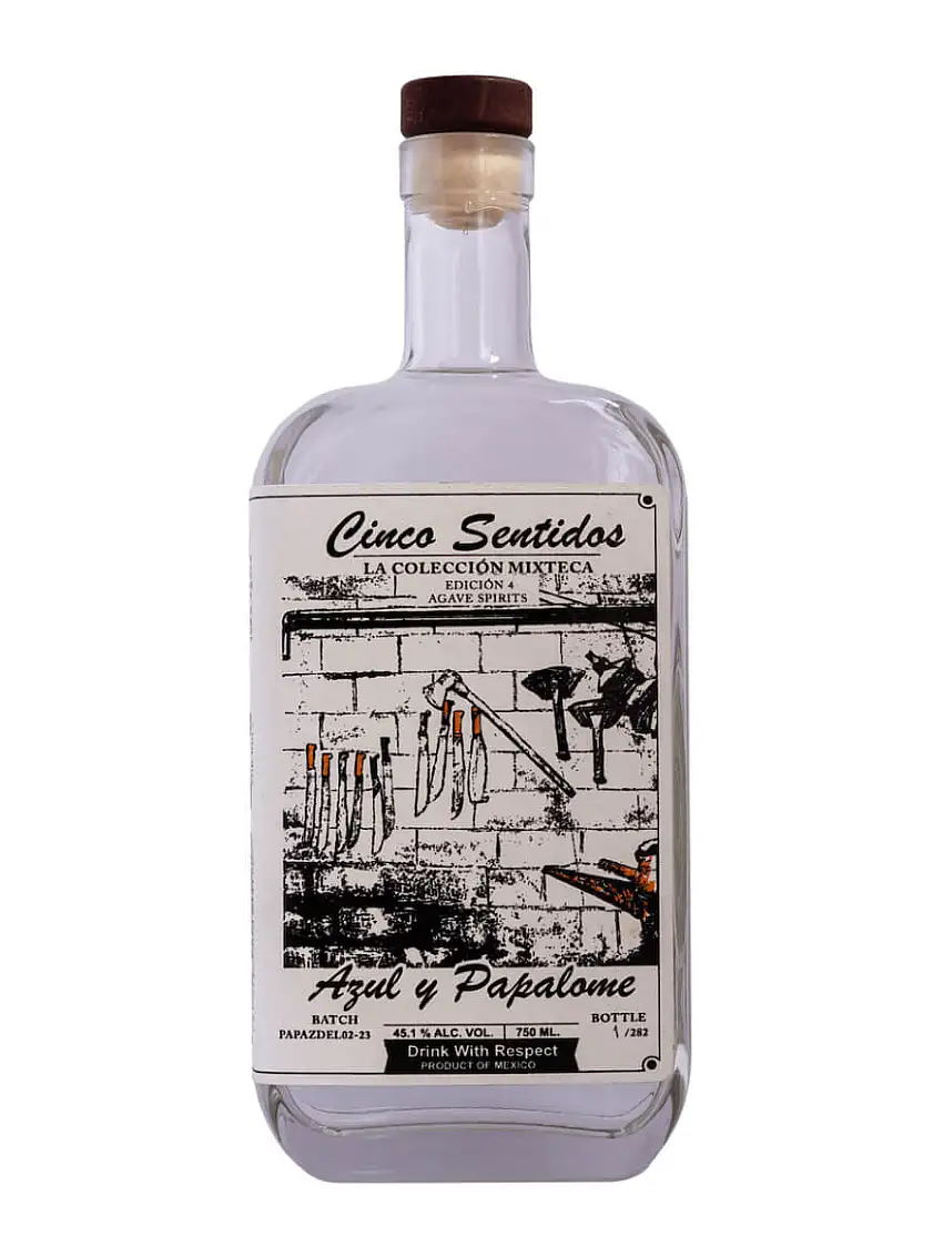5 Sentidos Azul y Papalome Agave Spirit 750ml