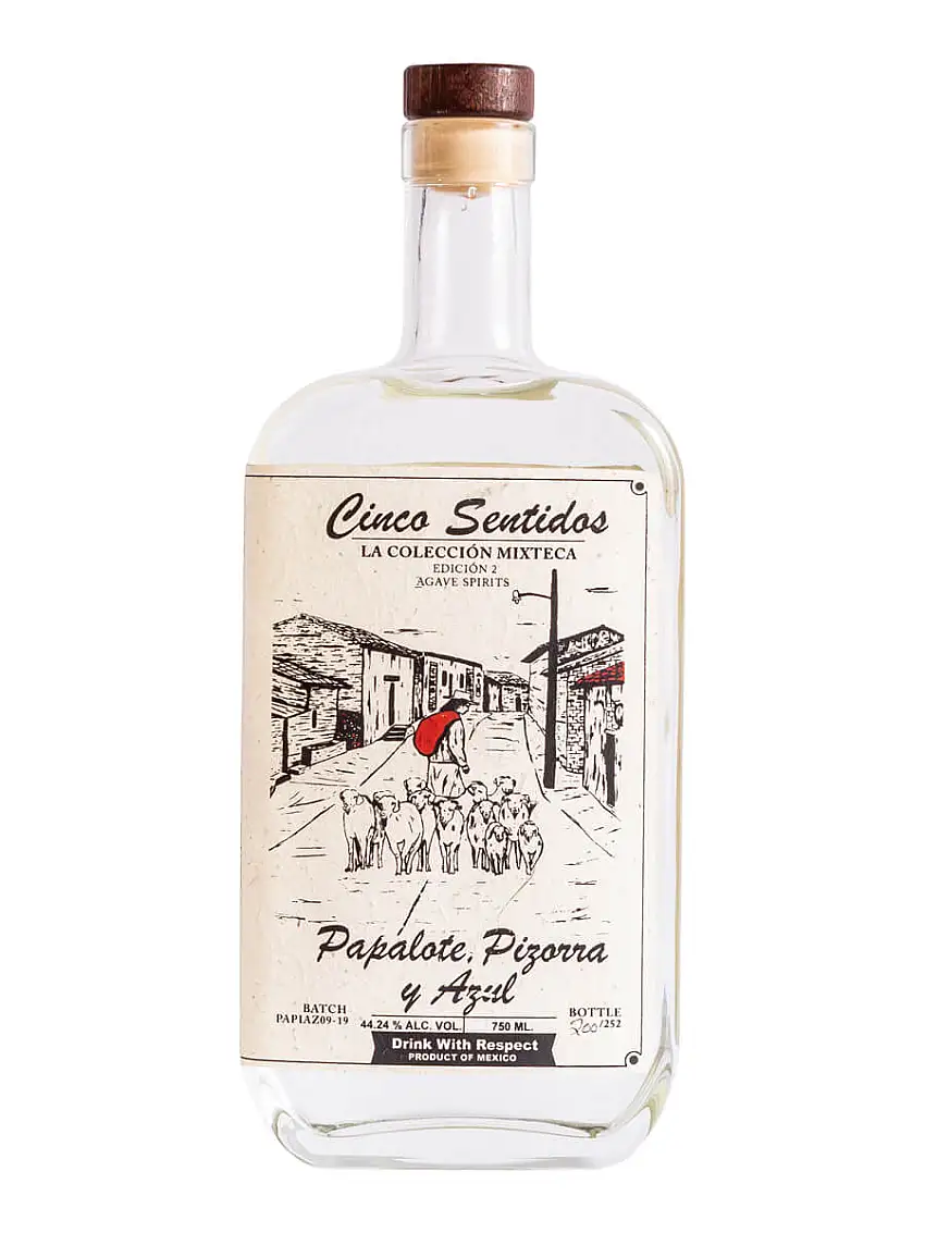 5 Sentidos Papalote Pizorra Azul Agave Spirit 750ml