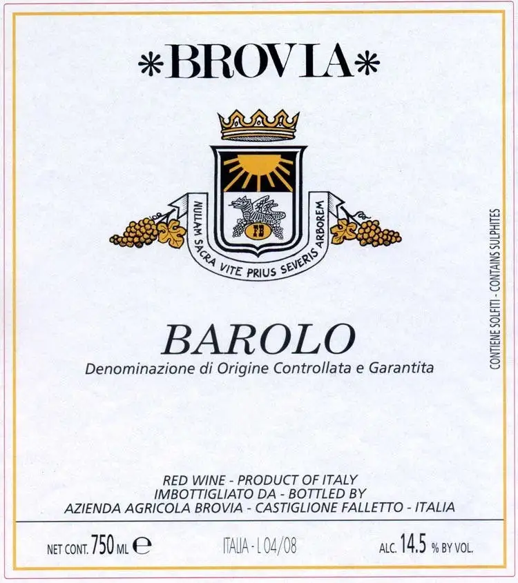 Brovia Barolo 2017-750ml