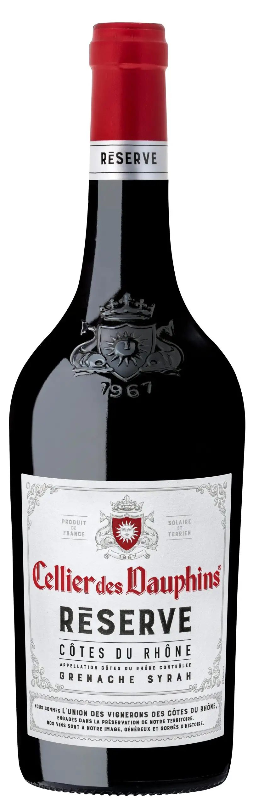 Cellier des Dauphins Côtes du Rhone Réserve Rouge 2019-750ml