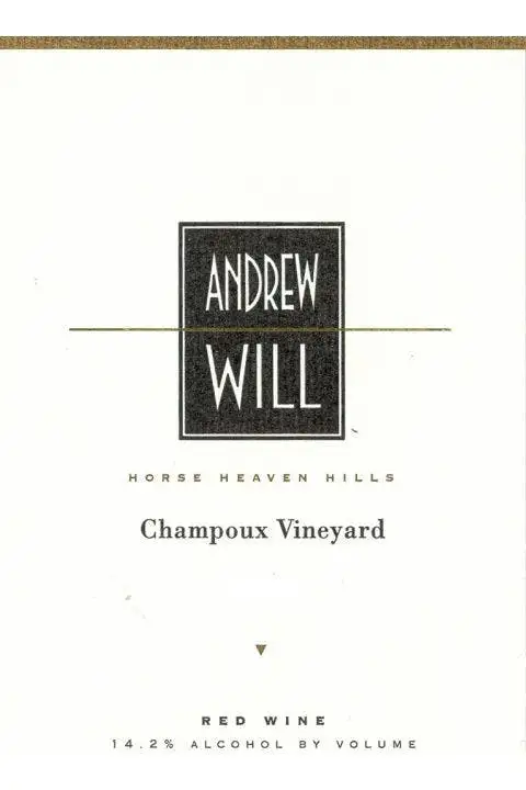 Andrew Will Champoux Vineyard Red Wine 2018-750ml