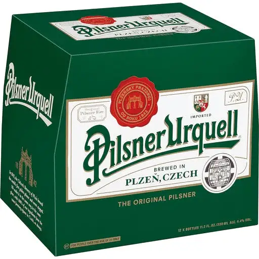 Pilsner Urquell THE ORIGINAL PILSNER 12 PACK 12 OZ-12 pack 12 oz.