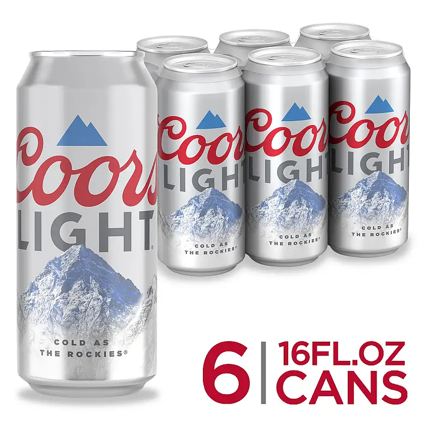 Coors 16 Oz 6-pk Cans 12OZ