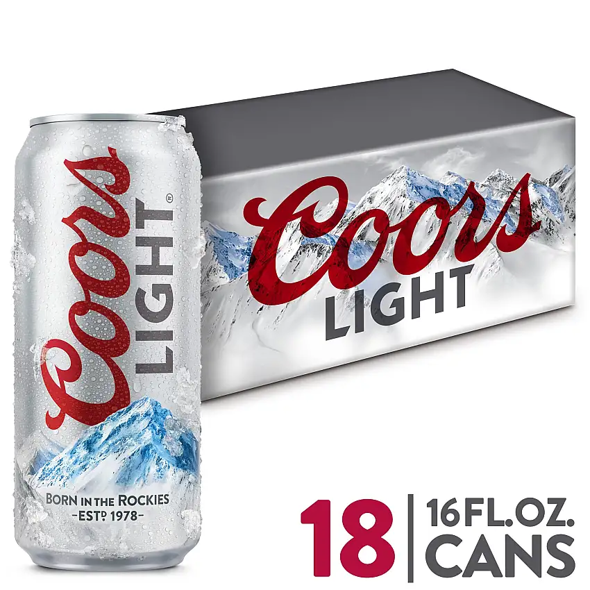 Coors Light 18-pk 16 Oz Cans 16OZ