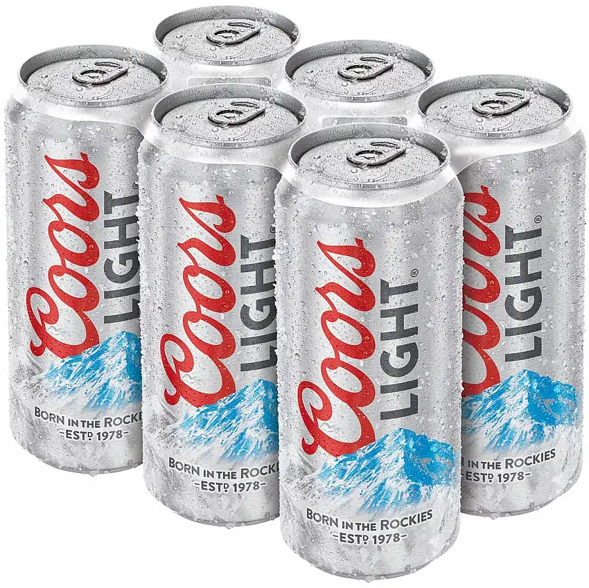 Coors Light 16 Oz 6-pk Cans 16OZ