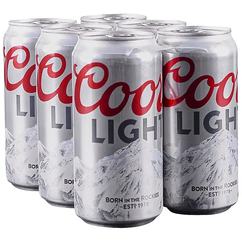 Coors Light 6-pk Cans 12OZ
