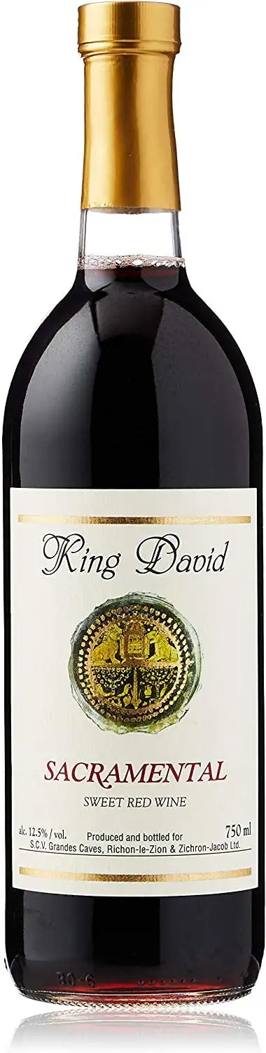 Carmel Winery Sacramental Bordeaux King David 750 Ml Wine