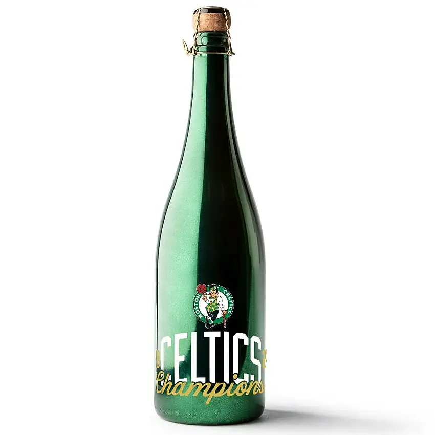BOSTON CELTICS 2024 CHAMPIONS METALLIC GREEN BUBBLY-750ml