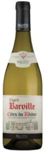 Brotte Cotes du Rhone Esprit Barville Blanc 2021-750ml