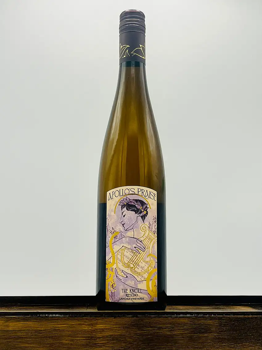 Apollo's Praise 'The Knoll' Lahoma Vineyard Dry Riesling Finger Lakes, 2023