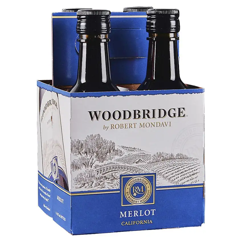 Woodbridge 4 Pk Merlot By Robert Mondavi 187ML