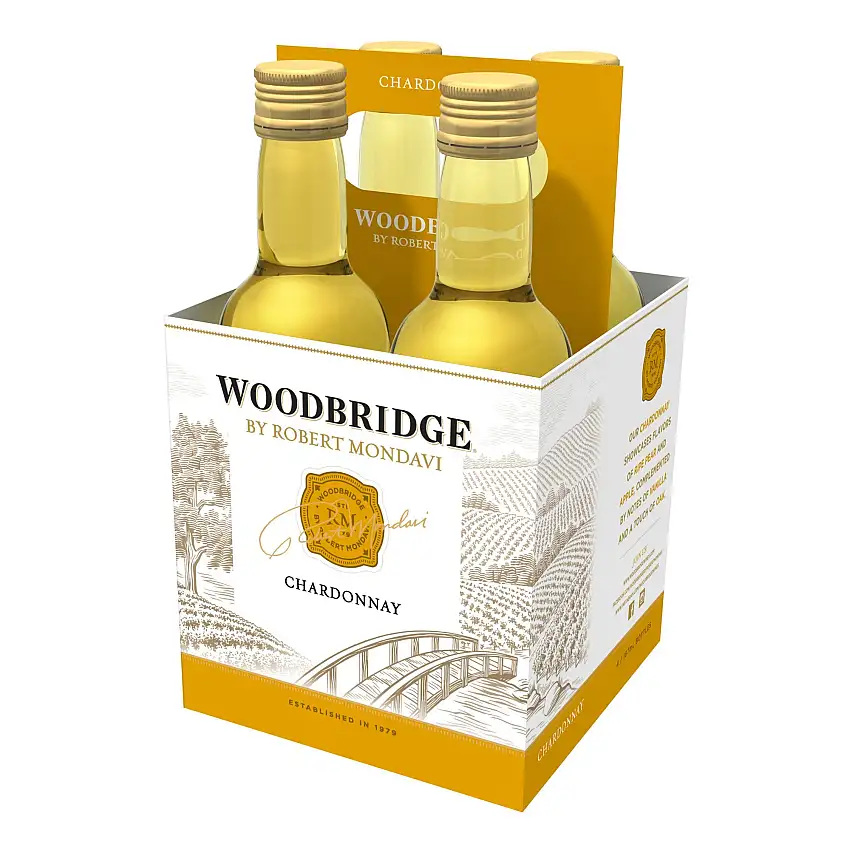 Woodbridge 4 Pk Chardonnay By Robert Mondavi 187ML