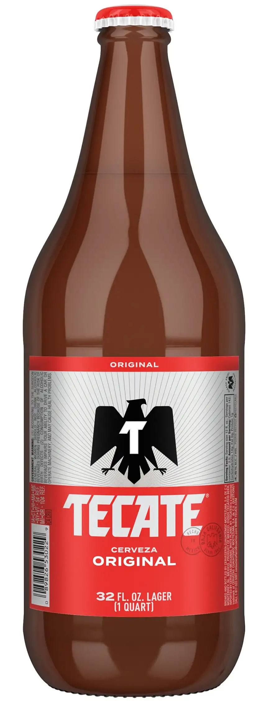 Tecate 32 Oz Beer QUART