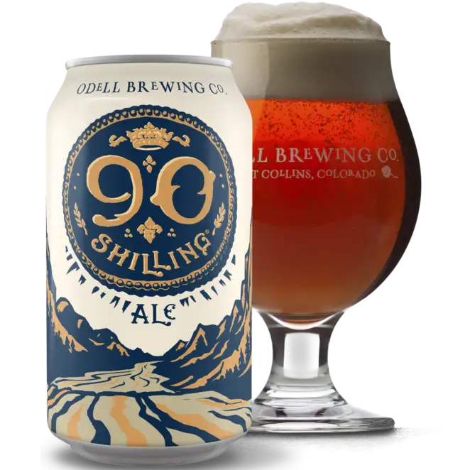 Odell Brewing Co. 90 Shilling Ale Beer, Colorado, USA