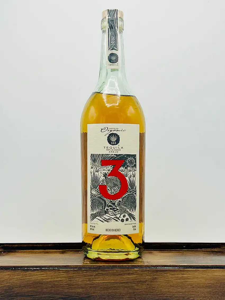123 Organic 'Tres' Añejo Tequila