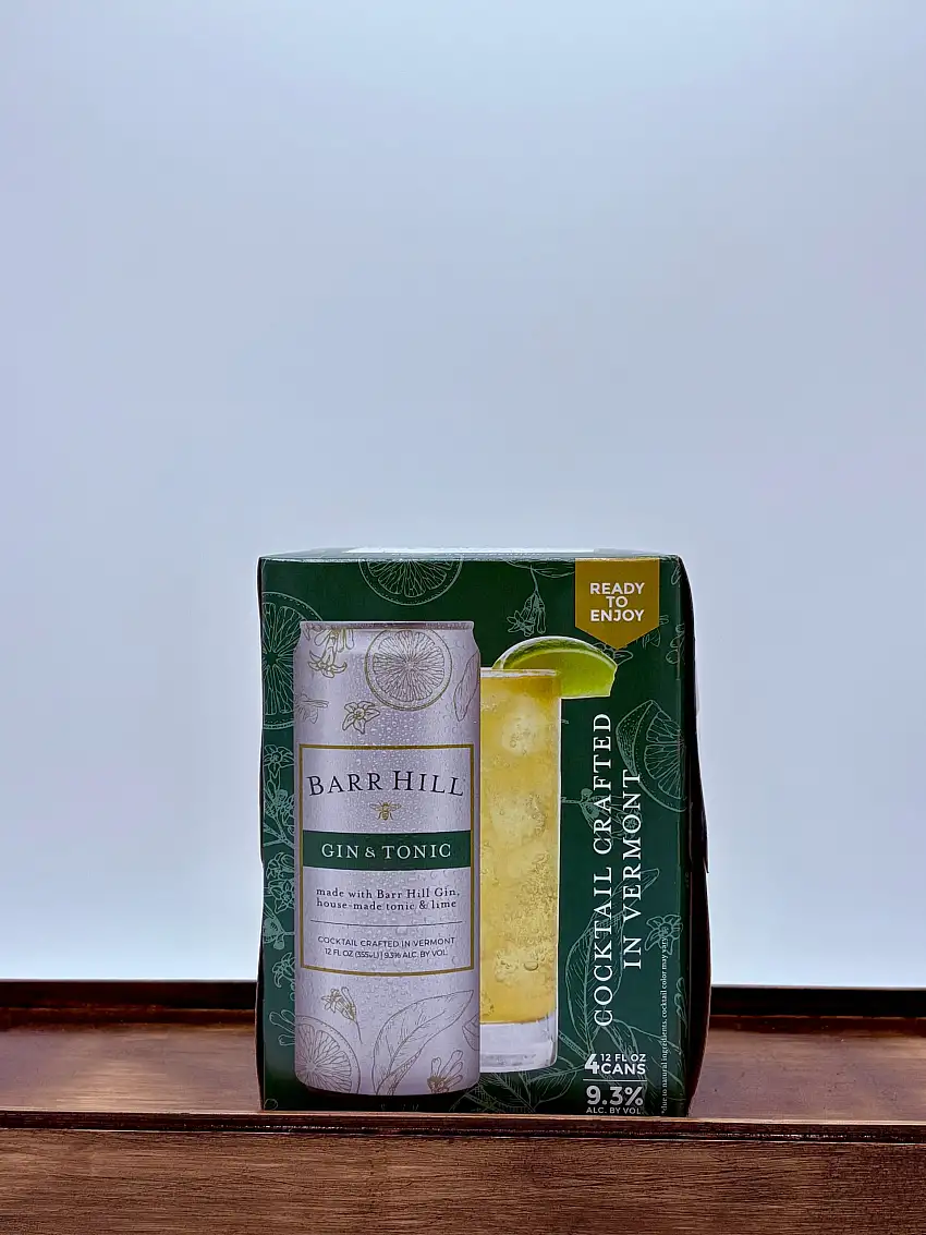Barr Hill Gin & Tonic 4pk