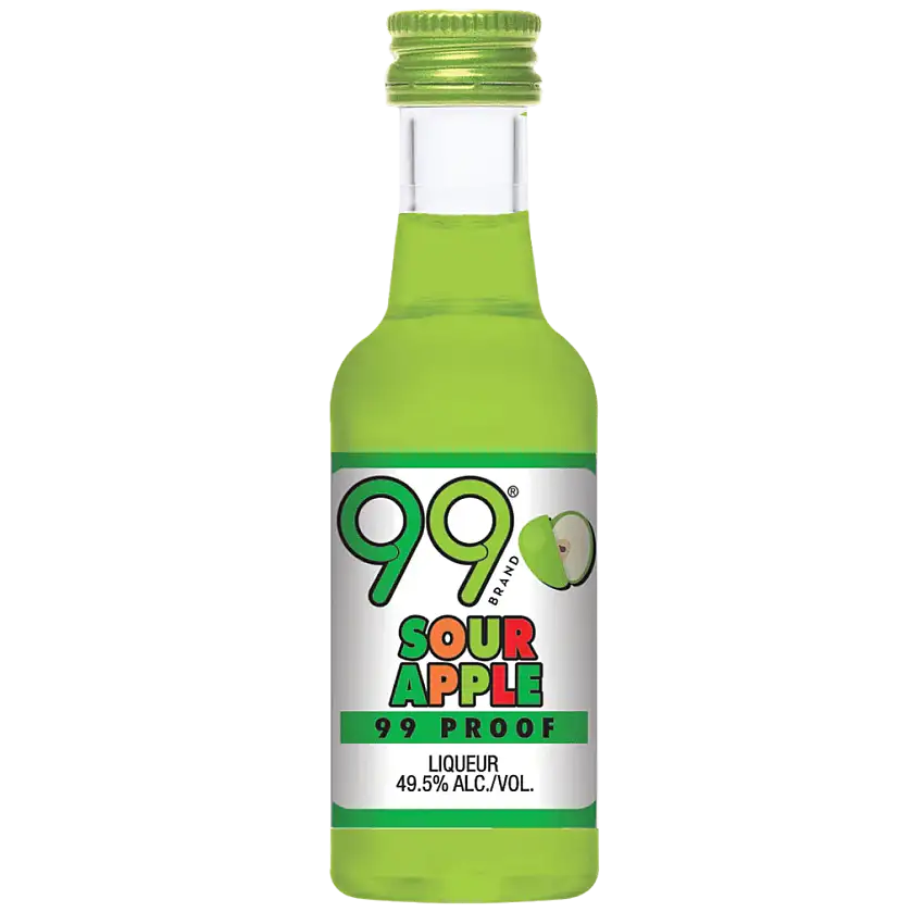 99 Brand Sour Apple Liqueur 50ml
