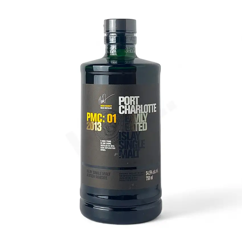 2013 Bruichladdich Port Charlotte Cask Exploration Series PMC 01 Heavily Peated 9 Year Old Single Malt Scotch Whisky 750ml