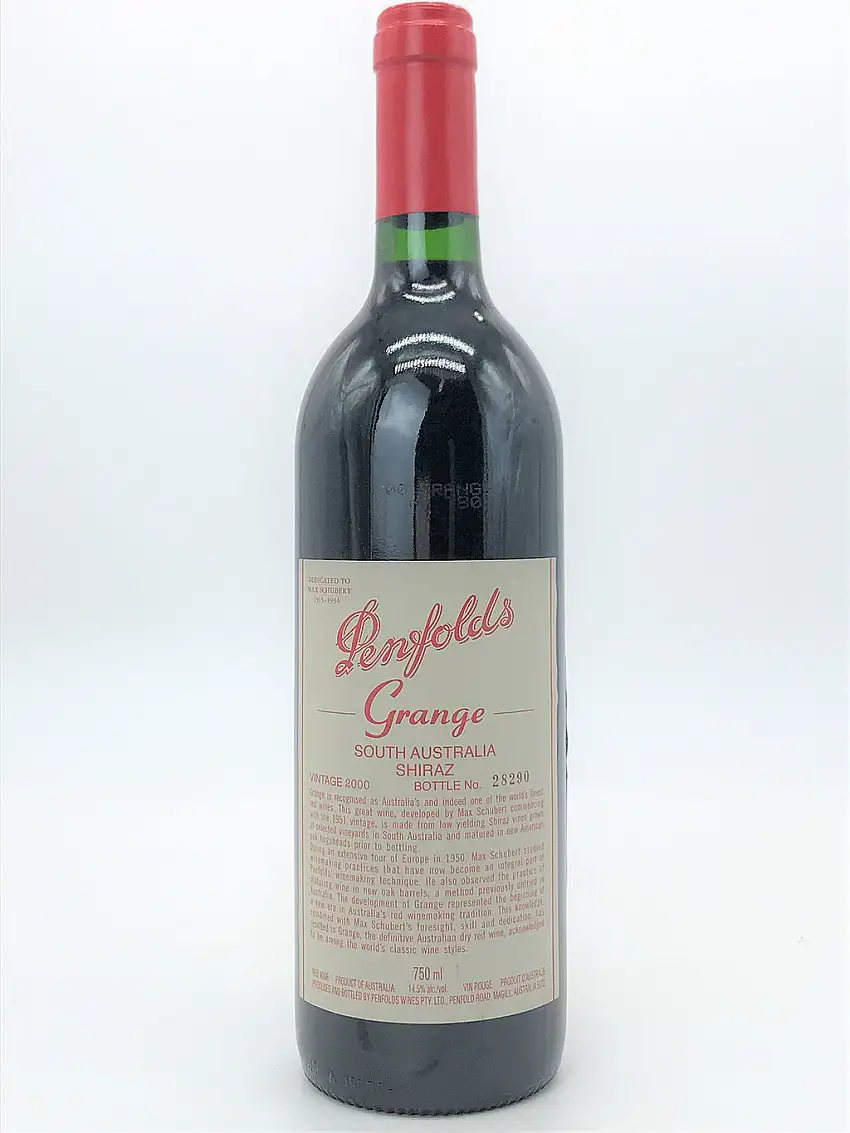 2000 Penfolds, Grange Hermitage, South Australia
