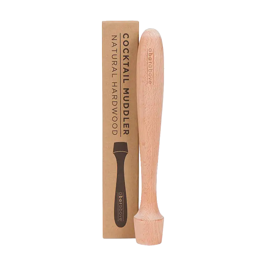 A Bar Above Extra Long Natural Hardwood Cocktail Muddler