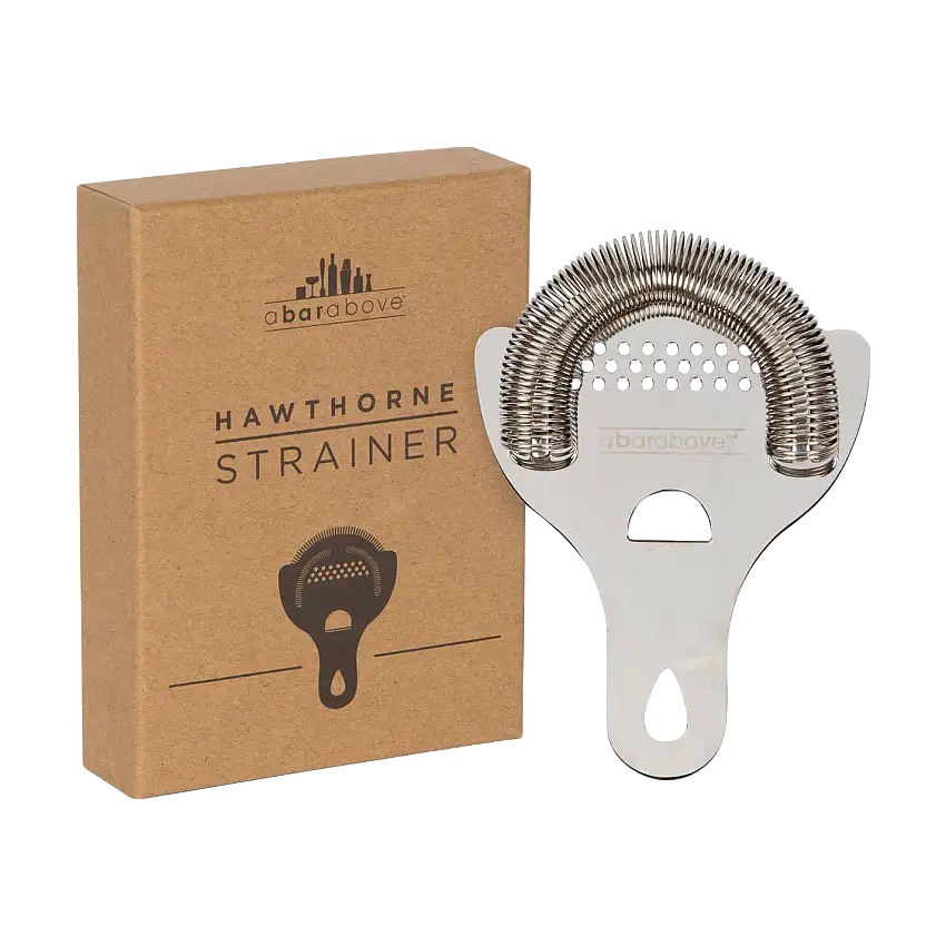 A Bar Above Hawthorne Stainless Steel Cocktail Strainer