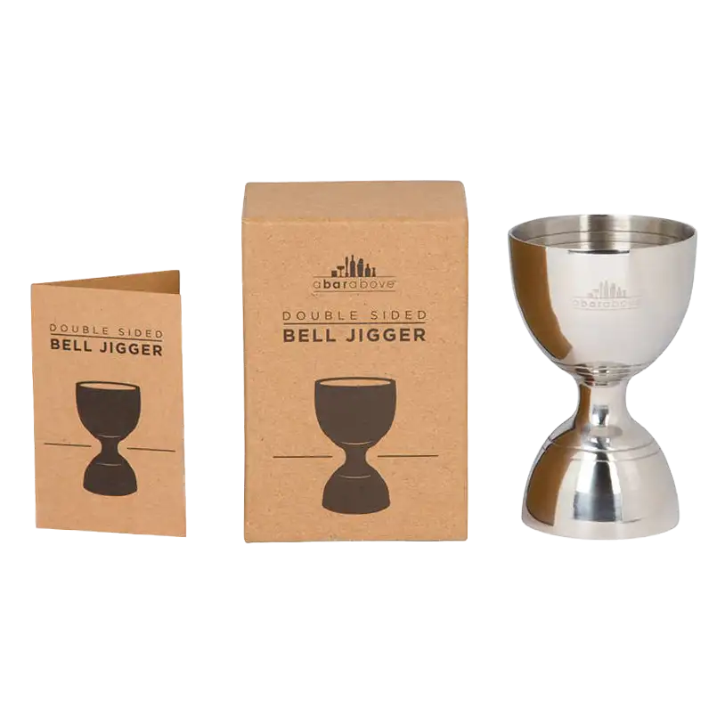 A Bar Above Stainless Steel Bell Jigger