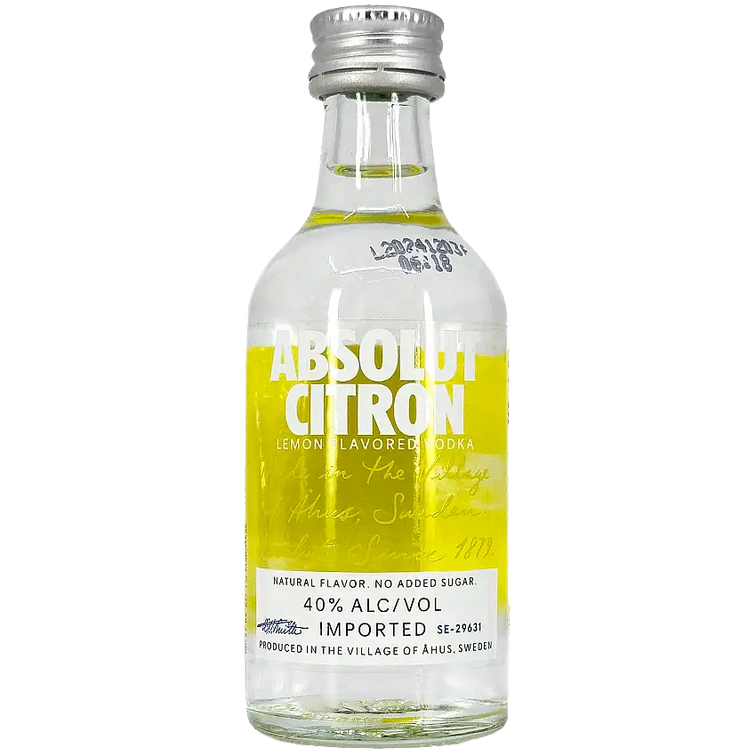 Absolut Citron Lemon Flavored Vodka, Sweden